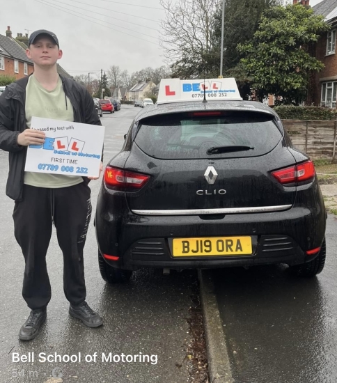 Another GREAT FIRST TIME PASS for instructor Matt with only SIX faults