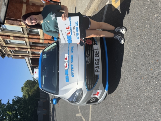 Another GREAT FIRST TIME PASS for instructor Michelle with only TWO faults