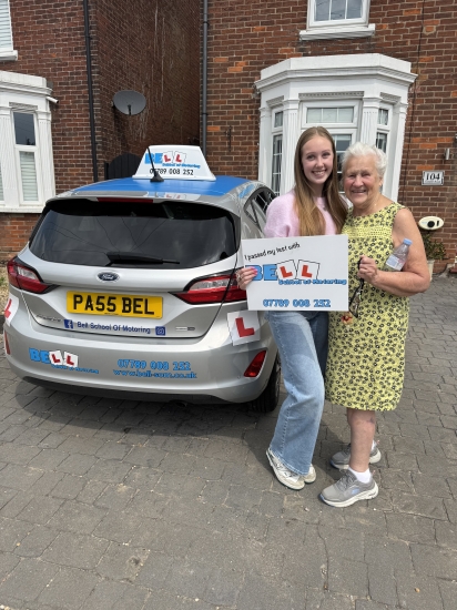 Another GREAT PASS for instructor Michelle with only ONE fault