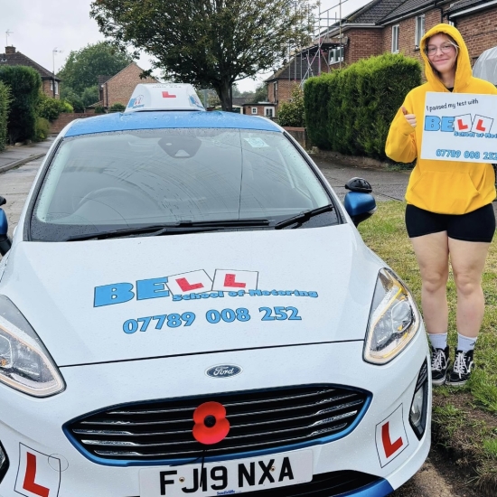 Another GREAT FIRST ATTEMPT PASS for instructor Natasha with only THREE faults