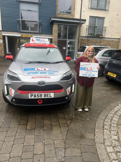 Another GREAT 𝗙𝗜𝗥𝗦𝗧 𝗧𝗜𝗠𝗘 PASS for instructor Steve with only THREE faults