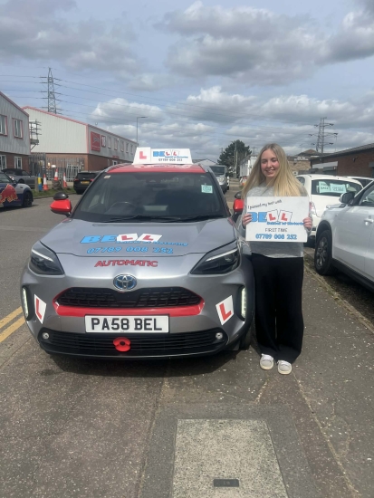 Another GREAT FIRST TIME PASS for instructor Steve with only THREE faults