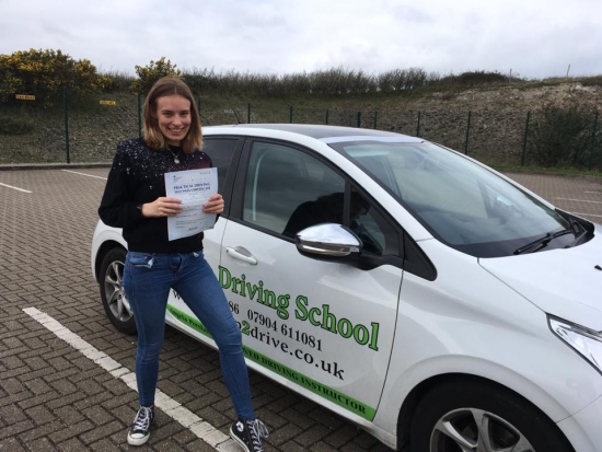 I have improved dramatically as a driver since receiving lessons from Angela. I highly recommend Belt Up, it is hands down the best company I have had lessons from. Today I passed my test, and I could not have done it without having such amazing lessons and advice.