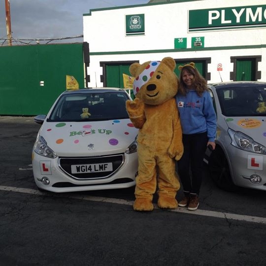 Today the Association of Professional Instructors and Belt Up Driving School got together to support The Big Learner Relay for BBC Children in Need Pudsey came too :