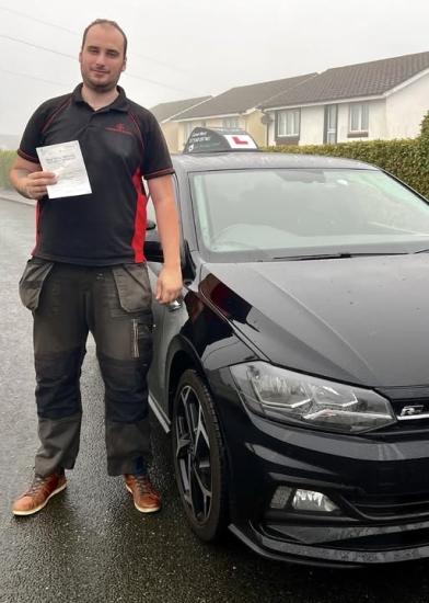 'Opportunities are like sunrises”…well the sun didn’t manage to shine, but the opportunity was definitely yours for the taking this morning, resulting in a cracking FIRST TIME PASS Ethan Colpus, and with only 1 driver fault. <br />
Coaching you throughout your driving journey has been an absolute pleasure. Just think, best of all, no more having to fold yourself in half to fit in my car!! <br />
Enjo