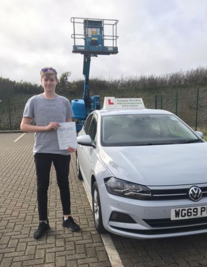 Massive Congratulations to Harry Green on passing your driving test today FIRST TIME. My 1st test of the year and in the new car.  Stay safe.