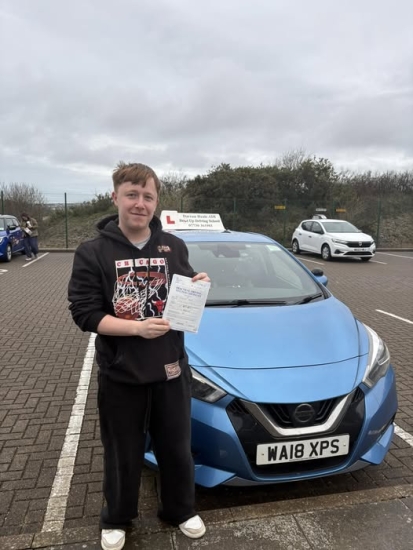 Well done Joshua on an amazing pass today with just one minor fault. You have been flawless in your effort and ability and I’m proud to have been given the privilege of guiding you on this journey. Enjoy the open roads and stay safe.