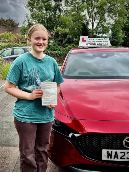 Nick is a great driving instructor!  He was super helpful when I lacked confidence in my abilities and I will definitely be taking his catchphrases through my driving journey!