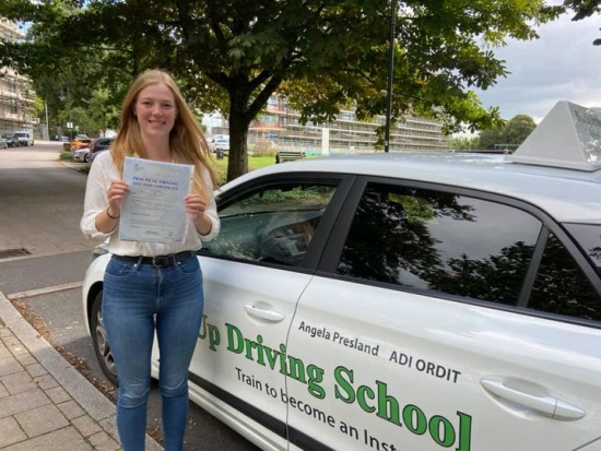 Congratulations Molly Gath on passing your driving test today.  <br />
So proud of you!  Stay safe and good luck with Uni. <br />
My The Big Learner Relay for Children in Need Driver.