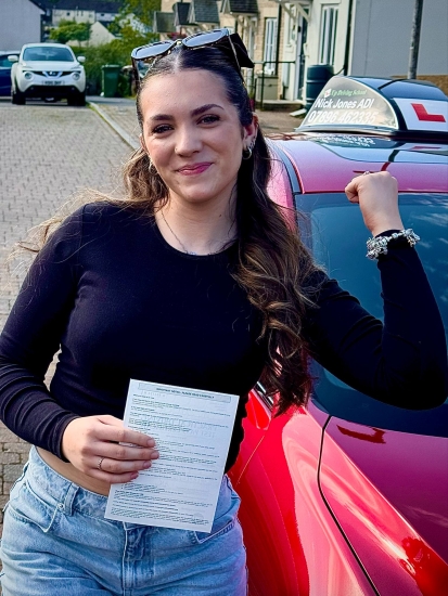 FIRST TEST ZERO FAULTS!!<br />
Nick was so lovely, he was so understanding and considerate during my time being taught by him. The pacing of the lessons were so well thought out and built my confidence so much within my driving.