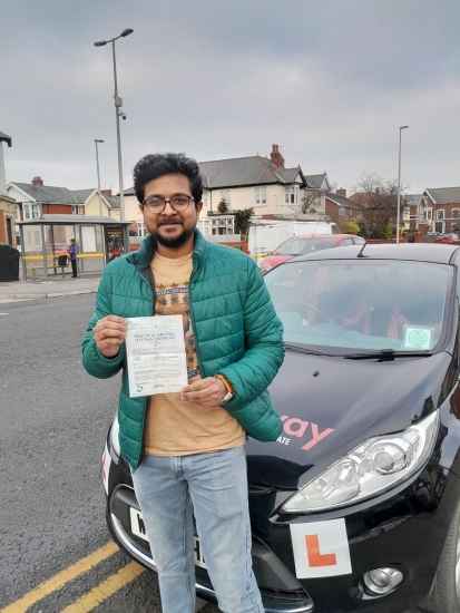 Thank you Fred for getting me through my driving test on the first attempt.  You are very patient and knowledgeable.  Passed 13th February 2023