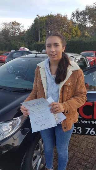 A really big thank you Fred for helping me to pass my driving test 1st time.  You gave me all the support and confidence I needed to drive.  I would highly recommend you to any of my friends.  Passed 14th October 2020.