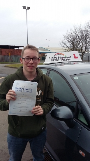 well done Fella Excellent 1st time pass well deserved Be safe