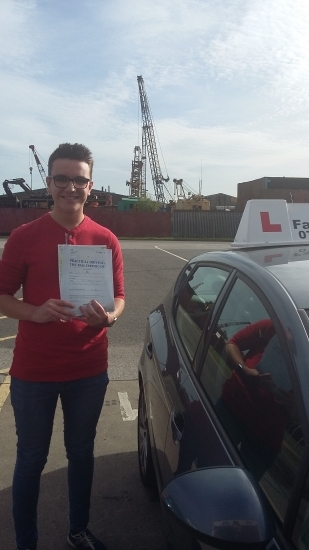 great effort on passing your test be safe