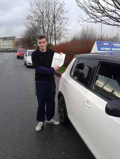 Well done Harry on passing your test best of luck for the future