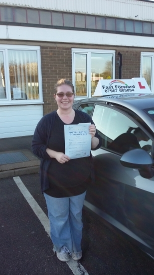 well done jo a well deserved pass today and only 3 minors Be safe