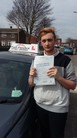 well done on passing test today 1st time