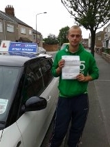 Congratulations Zach on passing your test