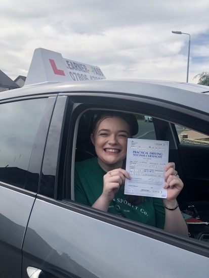 THANK VERY MUCH FRANCES FOR PUTTING UP WITH ME FOR SO LONG DEFINITELY WOULDNT BE HALF THE DRIVER I AM NOW IF IT WASN´T FOR YOUR PATIENCE XX