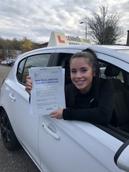 A MASSIVE CONGRATULATIONS TO NICOLA WHO PASSED HER DRIVING TEST 1ST ATTEMPT<br />
AND MANAGED TO GET 0 MINORS <br />
SO PROUD OF YOU