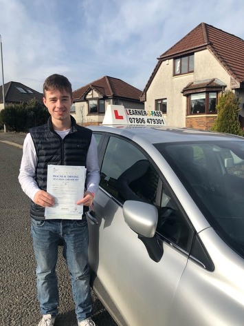 A BIG CONGRATULATIONS TO JACK WHO PASSED HIS TEST FIRST TIME TODAY <br />
AND ONLY RECEIVED 1 MINOR FAULT .