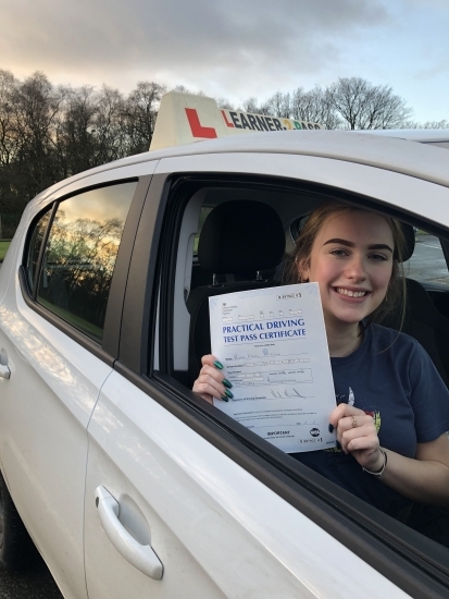 HUGE CONGRATULATIONS TO ROMA PASING HER DRIVING TEST AT BISHOPBRIGGS