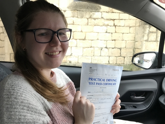 Ellen had never been behind the wheel on a road before, she took a 36 hour intensive course....and passed 1st time!!