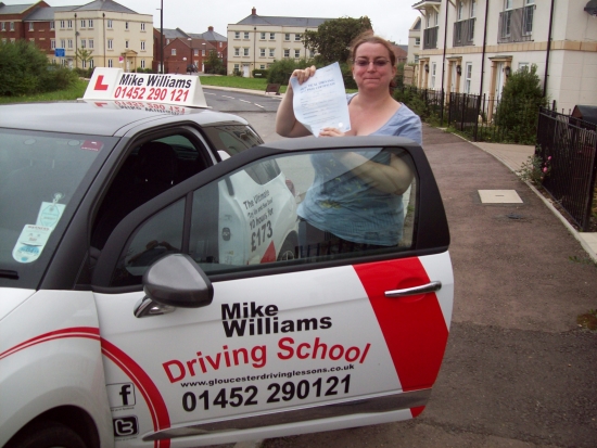 Congratulations to Sam Bevis of Gloucester who passed her Practical Driving Test in Gloucester with only 1 driving fault<br />
<br />
What a brilliant drive for your Examiner today Sam He said at the end that “it was a very smooth controlled drive” Your pre-test nerves didn’t get the better of you because you took your time…few sips of water to help along the way…and you were fantastic<br />
<br />
