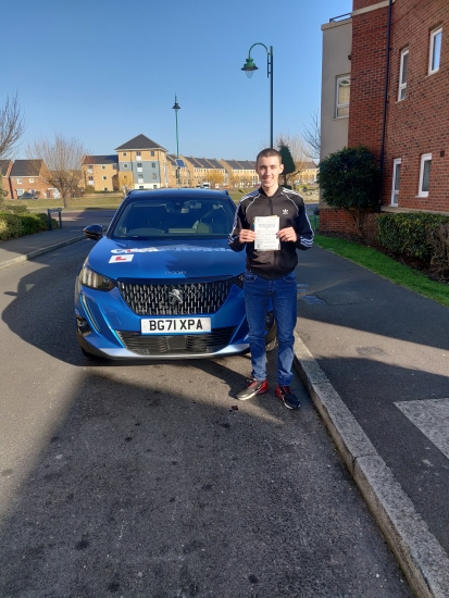 Congratulations to Thomas on passing his driving test on the 6th February 2023... Well done 👍