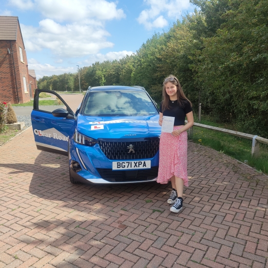 Congratulations to Georgina on passing her driving test on the 17th August 2023... Well done 👍