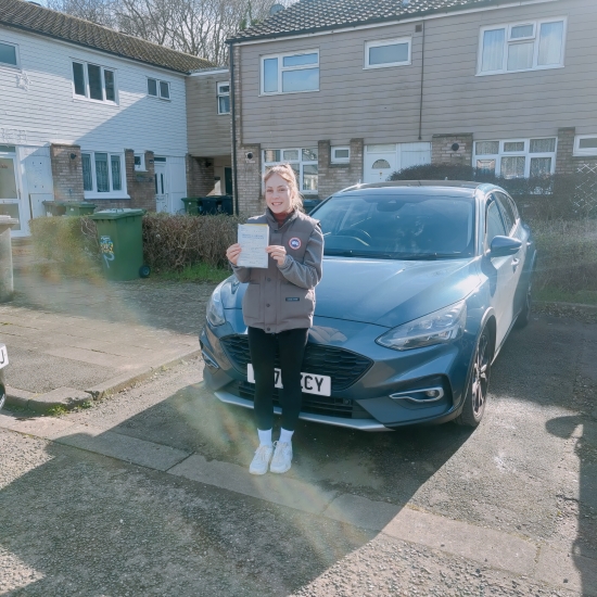 Congratulations to Robyn on passing her driving test on the 23rd February 2024... Well done 👍