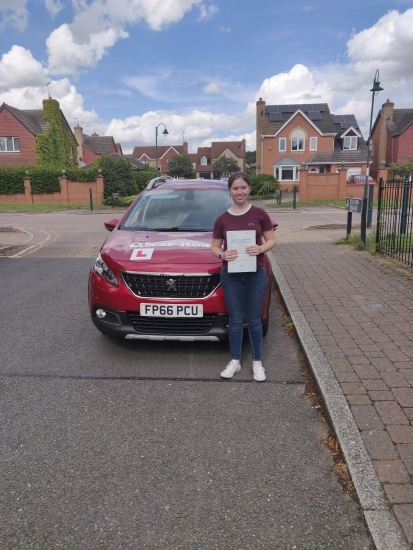Congratulations to Amelia on passing her driving test on the 8th of August 2019.