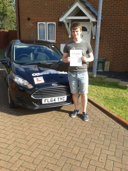 Congratulations to Craig on passing his driving test on the 4th of October 2016