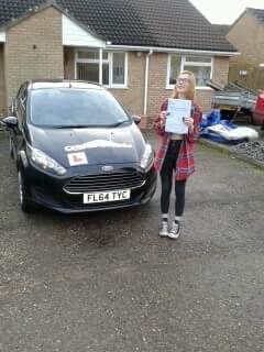 Congratulations to Kerry on passing her driving test on the 3rd of January 2017