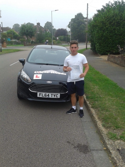 Congratulations to Liam on passing his driving test on the 15th of September 2016