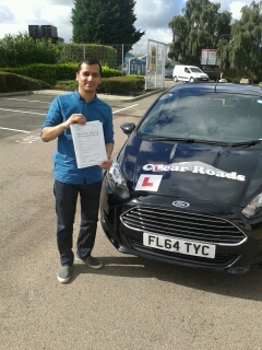 Passed his test on the 18th September 2015