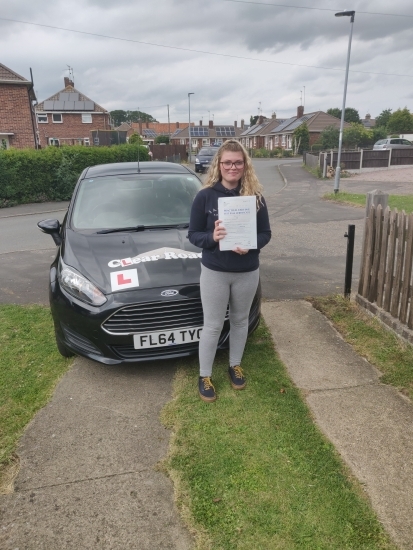 Congratulations to Brooke on passing her driving test on the 8th of July.