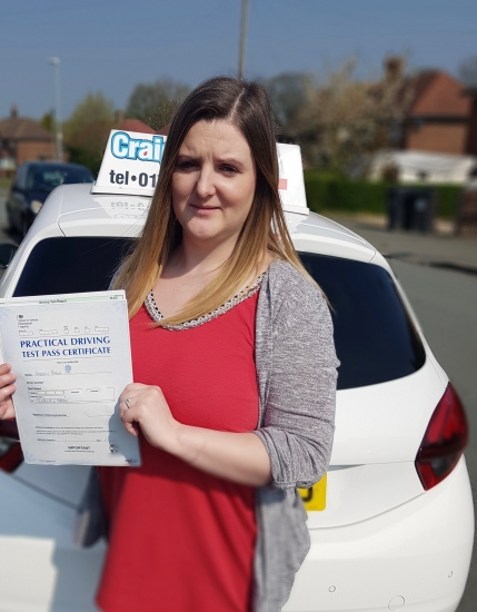 A big congratulations to Kim Yates, who has passed her driving test today at Cobridge Driving Test Centre, on her First attempt and with just 2 driver faults.<br />
Well done Kim- safe driving from all at Craig Polles Instructor Training and Driving School. 🙂🚗<br />
Instructor-Dave Wilshaw