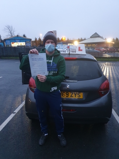 A big congratulations to James Dougherty. James passed his driving test today at Newcastle Driving Test Centre, with just 4 driver faults.<br />
Well done James - safe driving from all at Craig Polles Instructor Training and Driving School. 🙂🚗<br />
Driving Instructor-Dave Wilshaw