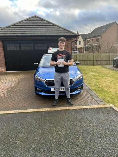 A big congratulations to Paul West.🥳 <br />
Paul passed his driving test today at Cobridge Driving Test Centre. First attempt and with just 5 driver faults. <br />
Well done Paul safe driving from all at Craig Polles Instructor Training and Driving School. 🙂🚗<br />
Driving instructor-Stephen Cope