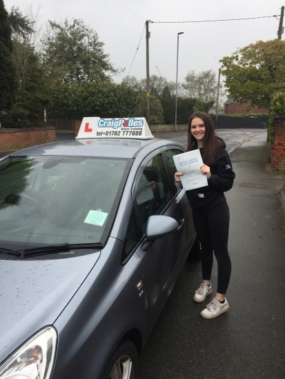 A big congratulations to Estela Sanchez, who has passed her driving test today at Newcastle Driving Test Centre, with just 6 driver faults.<br />
Well done Estela- safe driving from all at Craig Polles Instructor Training and Driving School. 🙂🚗<br />
Instructor-Andy Crompton