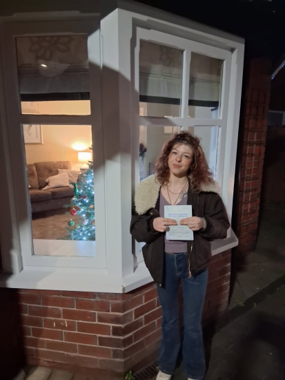 A big congratulations to Emily Adams.🥳<br />
Emily passed her driving test today at Cobridge Driving Test Centre, with 7 driver faults.<br />
Well done Emily safe driving from all at Craig Polles Instructor Training and Driving School. 🙂🚗<br />
Driving instructor-Bradley Peach