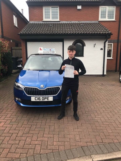 A big congratulations to Will Dykes, who has passed his driving test today at Cobridge Driving Test Centre, on his First attempt and with just 3 driver faults.<br />
Well done Will- safe driving from all at Craig Polles Instructor Training and Driving School. 🙂🚗<br />
Instructor-Stephen Cope
