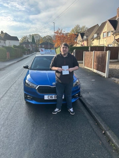 A big congratulations to Joshua Holloway.🥳<br />
Joshua passed his driving test today at Cobridge Driving Test Centre. First attempt and with 7 driver faults.<br />
Well done Joshua safe driving from all at Craig Polles Instructor Training and Driving School. 🙂🚗<br />
Driving instructor-Stephen Cope