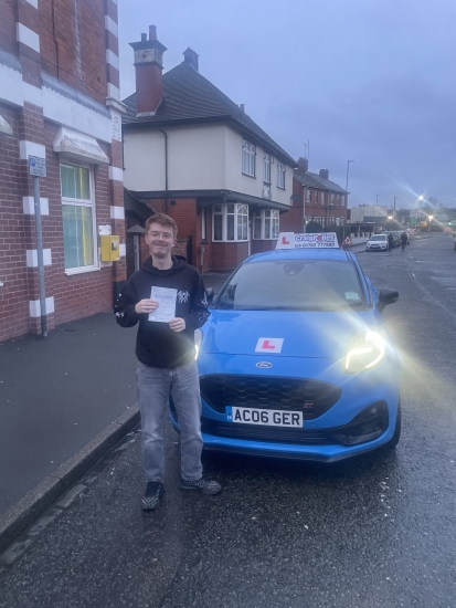 A big congratulations to Cameron Everill.🥳<br />
Cameron passed his driving test today at Cobridge Driving Test Centre, with 7 driver faults.<br />
Well done Cameron safe driving from all at Craig Polles Instructor Training and Driving School. 🙂🚗<br />
Driving instructor-Andrew Corrigan