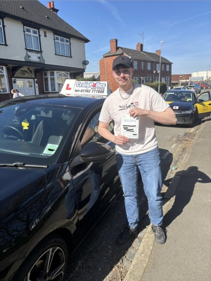 A big congratulations to Connor Clancy.🥳<br />
Connor passed his driving test today at Cobridge Driving Test Centre, with just 2 driver faults.<br />
Well done Connor safe driving from all at Craig Polles Instructor Training and Driving School. 🙂🚗<br />
Driving instructor-Anita Pepper