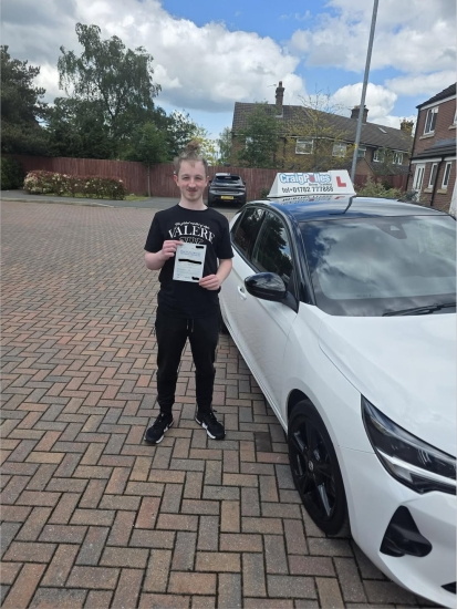 A big congratulations to Finley Goddard.🥳<br />
Finley passed his driving test at Crewe Driving Test Centre. First attempt and with just 1 driver fault.<br />
Well done Finley safe driving from all at Craig Polles Instructor Training and Driving School. 🙂🚗<br />
Driving instructor-Dave Wilshaw