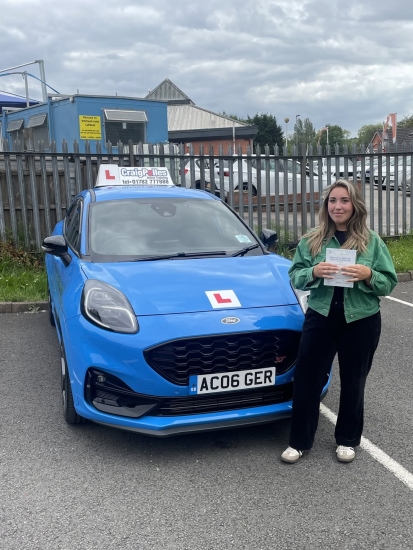 Huge congratulations today to Ruby Holmes.🥳<br />
Ruby has passed her driving test today with just 5 driver faults!<br />
Well done Ruby safe driving from all at Craig Polles Instructor Training and Driving School. 🙂🚗<br />
Driving instructor-Andrew Corrigan