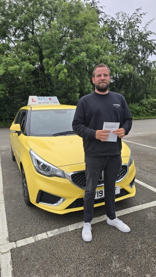 Huge congratulations today to Shane Twigg.🥳<br />
Shane has passed his driving test today at his first attempt and with just 3 driver faults.<br />
Well done Shane safe driving from all at Craig Polles Instructor Training and Driving School. 🙂🚗<br />
Driving instructor-Paul Lees