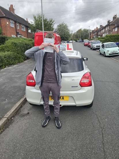 Huge congratulations today to Logan Ainsworth.🥳<br />
Logan has passed his driving test at his first attempt and with 8 driver faults.<br />
Well done Logan , safe driving from all at Craig Polles Instructor Training and Driving School. 🙂🚗<br />
Driving instructor-Simon Smallman